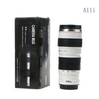Alli Coffee Thermos Cup Bình giữ nhiệt nước Chai nước thể thao Cốc nước hình ống kính máy ảnh