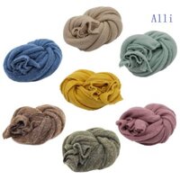Alli Đan Co Giãn Sơ Sinh Chụp Ảnh Quấn Đầm Sơ Sinh Đạo Cụ Chụp Ảnh Cho Bé Chăn Quấn Cho Chụp Ảnh