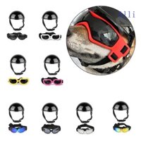 Alli Puppy Mũ bảo hiểm xe máy Mũ bảo hiểm cho chó Mũ bảo hiểm cho thú cưng Mũ bảo hiểm cho chó có lỗ tai