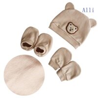 Alli Sơ Sinh Mũ Găng Tay Và Tất Bộ Mũ Nữ Hoạt Hình Có Găng Tay Và Tất Thoáng Khí Cho Bé Gái Bé Trai
