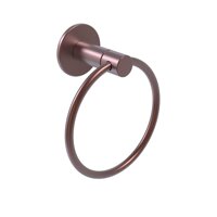 Allied Brass FR-16 Fresno Collection Towel Ring, Antique Copper