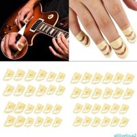 Allilivefoua2 Ngón Tay Cái Rỗng Chọn Plectrums Cho Fingerstyle Acoustic Guitar Bass Ukulele