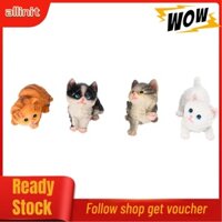 Allinit Kitten Ornaments  Doll Figures Toy Lifelike Good Coating Wide