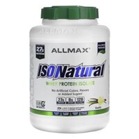ALLMAX IsoNatural Pure Whey Protein Isolate Vanilla 5 lbs (2.27 kg)