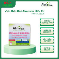 Almawin Viên Rửa Bát Hữu Cơ Hương Chanh HMH.0101925 – 25 Viên – Sạch Bóng, Không Kích Ứng, Bảo Vệ Máy Rửa Bát