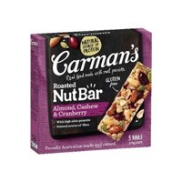 Almond Cashew & Cranberry Nut Bar Carman'S 175G