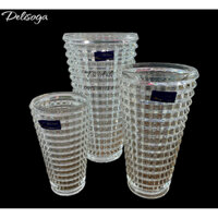 ✔️Lọ hoa thuỷ tinh Loe sọc cao cấp (Delisoga)