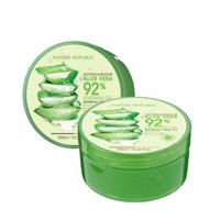 Aloe Vera Soothing Gel 92 Nature Republic dưỡng ẩm lô hội Hàn Quốc