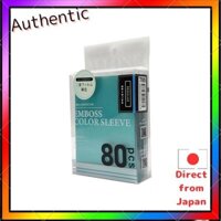 Alone (Allone) Card Sleeve 2nd Layer Watermark Prevention Embossed Color Sleeve 66x91mm Regular Sky Blue 80 Sheets for Pokémon Cards One Piece Duel Masters Compatible ALG-CSRGNESSB8