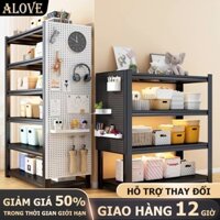ALOVE Kệ Sắt Tải Trọng🔥1000KG🔥Đa Năng Kệ để đồ 3 4 5 Tầng Kệ siêu thị Chiều Cao Có Thể Điều Chỉnh Kệ bếp đẹp