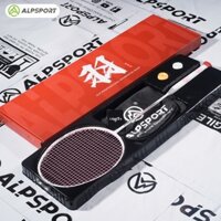ALP DF 8U Căng Max 30LBS 13KG Vợt Cầu Lông Hồng Original 100% Full Carbon ALPSPORT Yonex Rsl White Badminton Racket Pink