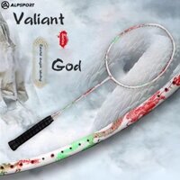 ALP FS Rồng 4U Căng Max 35LBS 16KG Vợt Cầu Lông Original 100% Full Carbon ALPSPORT Rsl Yonex Badminton Racket White