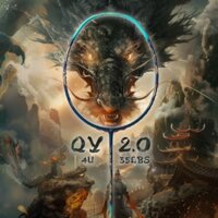 ALP QY2.0 4U Max 38LBS Vợt Cầu Lông Họa Tiết Rồng Vàng Ori Single YouLong Raket Tấn Công Raketa Ng Dành Cho Người Chơi Cao Cấp Chuyên Nghiệp Cài Đặt Dây Cầm VS YouLong Vợt Reket ALPSPORT QY2.0