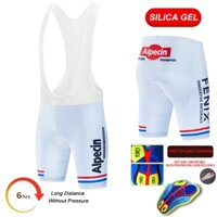 Alpecin Đội Đi Xe Đạp Quần Short Nam Xe Đạp Quần Short Quần MTB Mặc Xe Đạp Mùa Hè Thoáng Khí Nhanh Khô Maillot Culotte 19D GEL Đệm