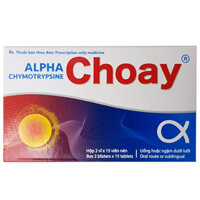 Alpha Choay, giúp điều trị các trường hợp phù nề do chấn thương