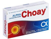 Alpha Chymotrypsine Choay 21µkatals trị phù nề sau chấn thương (2 vỉ x 15 viên)
