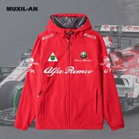 Alpha Romeo Đua Hạm Đội Hàng Hóa Có Mũ Trùm Đầu Áo Khoác Nam Nữ 4s Shop Nhân Viên Đồng Phục Áo Gió Tùy Chỉnh Áo Khoác Logo Ô Tô Áo Khoác Xe Máy Áo Khoác