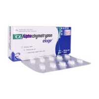 Alphachymotrypsin Eloge France 2 vỉ x 10 viên – Điều trị phù nề sau chấn thương