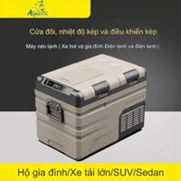Alpicool tủ lạnh ô tô máy nén lạnh 12V24V xe nhà làm lạnh kép xe tải kép phân vùng tủ lạnh tủ lạnh ô tô