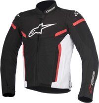 Alpinestars Men's T-GP Plus R V2 Air Motorcycle Jacket, Black/White/Red, Small