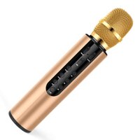 ALPOWL Wireless Bluetooth Karaoke Microphone with Sound Card, 4-in-1 Portable Handheld Karaoke Mic Machine Christmas Birthday Home Party for Androi...