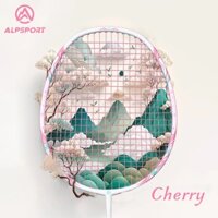 ALPSPORT New Cherry 100% Full Carbon Fiber Thiết Kế Ban Đầu Mẫu Nữ Thần Cho Nữ Vợt Cầu Lông T800 Dây Kẹp Cài Đặt Hồng Reket ALP TX Raket Rsl Yonex Liling Victor