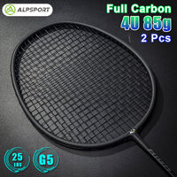 ALPSPORT RR 【2 Cái + 1 Túi】đen Vợt Cầu Lông 4U G5 Nguyên Bản 100% Hoàn Toàn - Hàng mới về