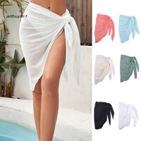 Als-đầm Bơi Dạng Váy Hai Dây polyester Màu Trơn Dễ Phối Đồ Đi Biển