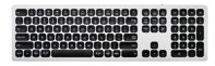 Aluminum Metal X-Board Bluetooth Wireless Keyboard with Numeric Keyapd for Mac & Windows OS, 4-Device MultiSync, Compatible with iMac, Mac Pro, Mac...