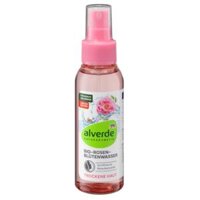 ALVERDE NATURKOSMETICS Tagespflege Bio-Rosenblütenwasser - Nước hoa hồng dạng xịt tiện lợi, 100 ml