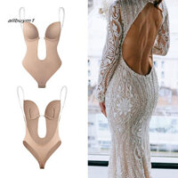 Alw-body Shaper Loại Bỏ Dây Đeo Vai Vô Hình Hình Chữ U Lưng Cổ Chữ V Sâu Body Áo Ngực Định Hình