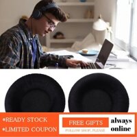 Alwaysonline Earpad thay thế cho DT770 Pro DT880 DT990 MMX300 TYGR 300R HS200 Velvet Memory Boam Bọt Ears Pads Tai nghe Gaming Tai nghe (Đen)