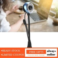 Alwaysonline VBESTLIFE CAO PHẦN MINI Webcam USB Rotatable Micro HD Camera quay 360 độ quay 480p 4: 3 Tỷ lệ khung hình micrô tích hợp micrô