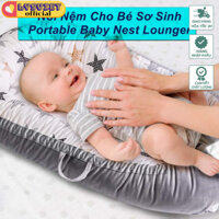♻️LysVN - Nôi nệm cho bé sơ sinh từ 0 - 24 tháng tuổi Portable Baby Nest Lounger