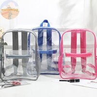 Ấm Ba Lô Trong Suốt Nhỏ Đơn Giản Dây Kéo Túi Mùa Hè Phù Hợp Với Thời Trang Trong Suốt PVC Túi Xách Ví Túi Điện Thoại VN