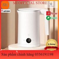 Ấm, bình đun siêu tốc 1.5L Xiaomi Mijia gen 2 - MJHWSH03YM báo nhiệt độ. Hàng chính hãng Xiaomi - FT Shop