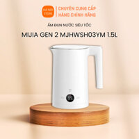 Ấm, bình đun siêu tốc 1.5L Xiaomi Mijia gen 2 - MJHWSH03YM báo nhiệt độ