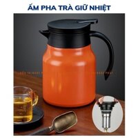 Ấm/ Bình Pha Trà Giữ Nhiệt, Có Lõi Lọc Trà 1000ML, Chất Liệu Inox 316 2 Lớp Cách Nhiệt Giữ Nhiệt Đến 12h