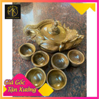 Ấm chè gỗ bách xanh