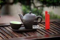 Ấm chén tử sa mini màu đen