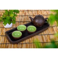 Âm chén tử sa tam ẩm Bát Tràng, bộ ấm chén pha trà, độc ẩm gôm sứ Bát Tràng