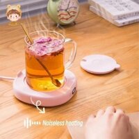 Ấm cốc cà phê, Ấm cốc cà phê USB Đế lót ly nhiệt độ không đổi thông minh, Ấm cốc cho bàn làm việc có chức năng tự động tắt, Ấm cốc cho cà phê, đồ uống, sữa, trà YKD0321