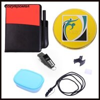 [Ấm cúngroomsa.vn] Bộ trọng tài bóng đá Thẻ trọng tài bóng đá có còi ném Đồng xu cho huấn luyện viên Refefee