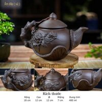 ẤM ĐẮP HOA PHÙ DUNG S2 ĐEN