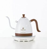 Ấm điện cổ ngỗng YearnTour x Brewista 600ml Flow Controller – Matte Black | Điều chỉnh dòng chảy – Pour-Over chuyên nghiệp