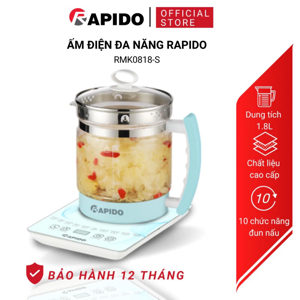 Ấm điện đa năng Rapido RMK0818-s