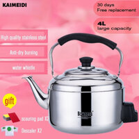 Ấm Điện Đun Nước Bằng Thép Không Gỉ Dày Dặn Sức Chứa Lớn Chống Khô