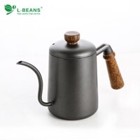 Ấm drip rót cà phê cổ ngỗng thương hiệu L-Beans SD-600 Inox 304 - Hàng Chính Hãng