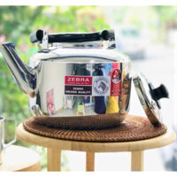 Ấm đun 3 Đáy  bếp từ inox 304 Chính Hãng Zebra , Nhập Khẩu , có còi báo - Nhiều Size 3L , 4,5L , 5,5L , dể lựa mua