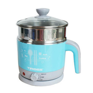 Ấm đun nấu đa năng Tiross TS1366 - 1.2 lít